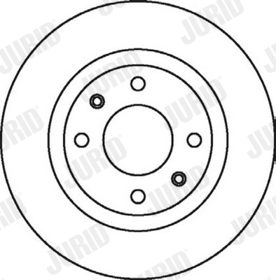 Brake Disc - 562044JC JURID