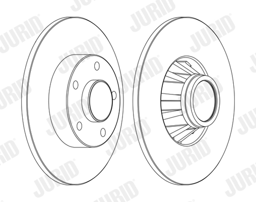 Brake Disc - 562211JC-1 JURID