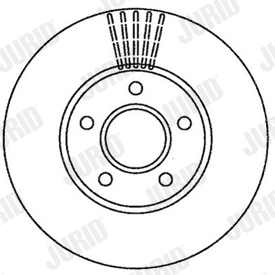 Brake Disc - 562251JC JURID