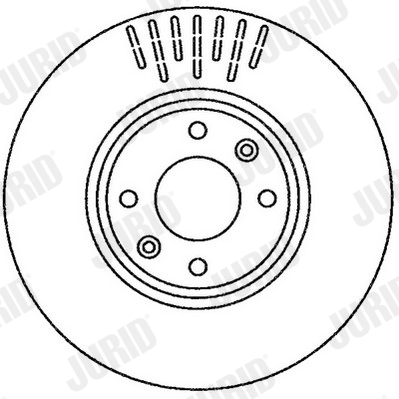 Brake Disc - 562267JC JURID
