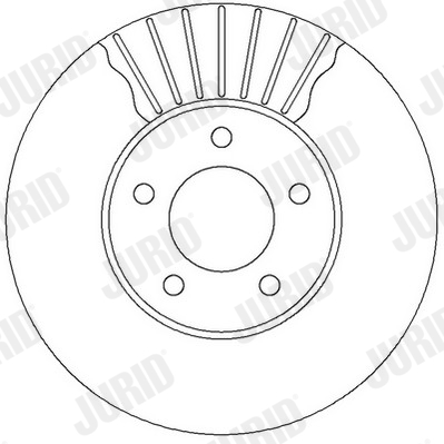 Brake Disc - 562292JC JURID