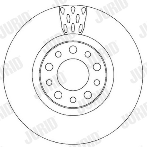 Brake Disc - 562299JC JURID
