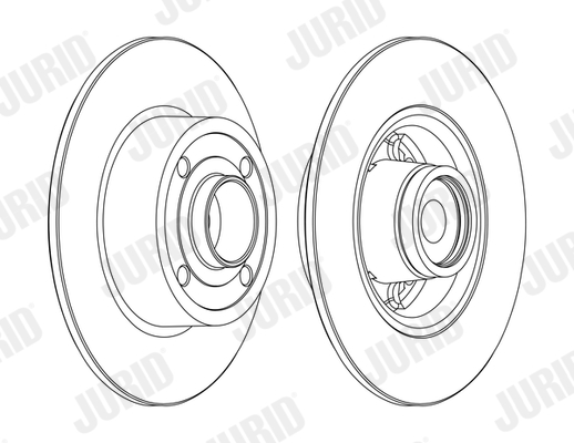 Brake Disc - 562376J-1 JURID