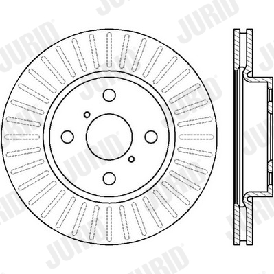 Brake Disc - 562421JC JURID