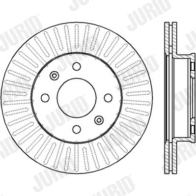 Brake Disc - 562425JC JURID