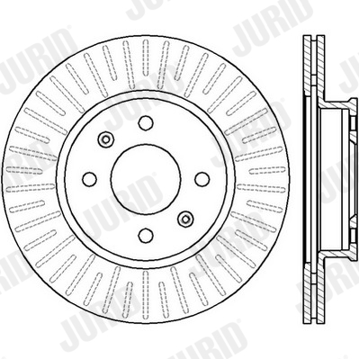 Brake Disc - 562427JC JURID