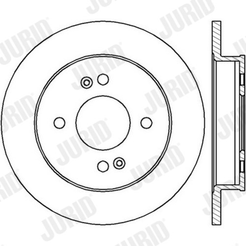 Brake Disc - 562429JC JURID