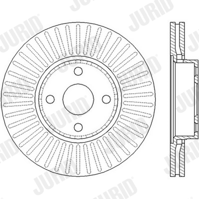 Brake Disc - 562436JC JURID