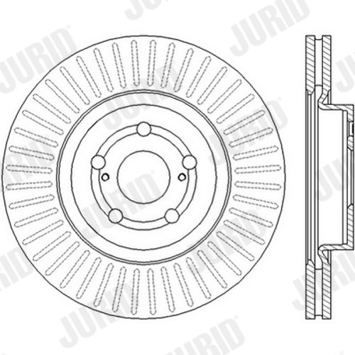 Brake Disc - 562439JC JURID