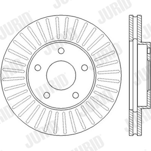 Brake Disc - 562441JC JURID