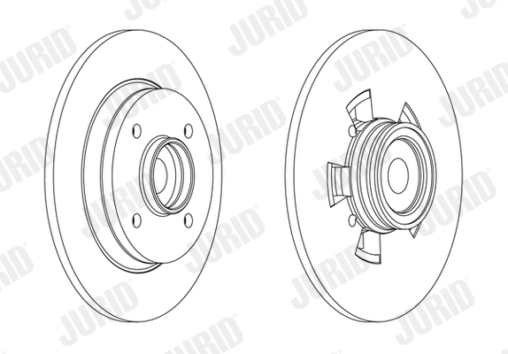 Brake Disc - 562450JC-1 JURID