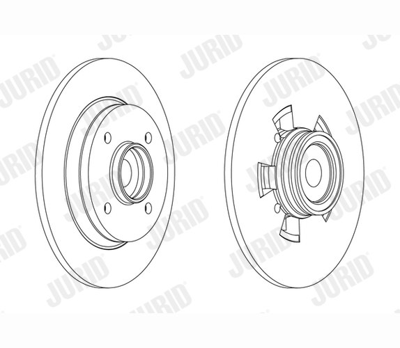 Brake Disc - 562450JC-1 JURID