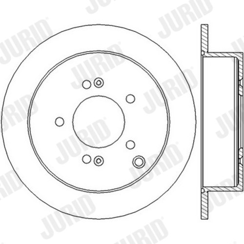 Brake Disc - 562454JC JURID
