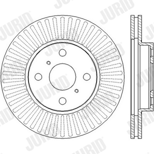 Brake Disc - 562455JC JURID