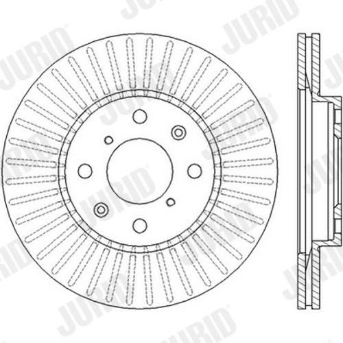 Brake Disc - 562456JC JURID