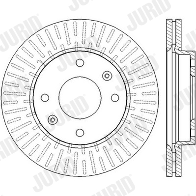 Brake Disc - 562459JC JURID