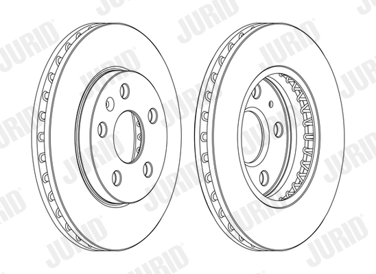 Brake Disc - 562460JC-1 JURID