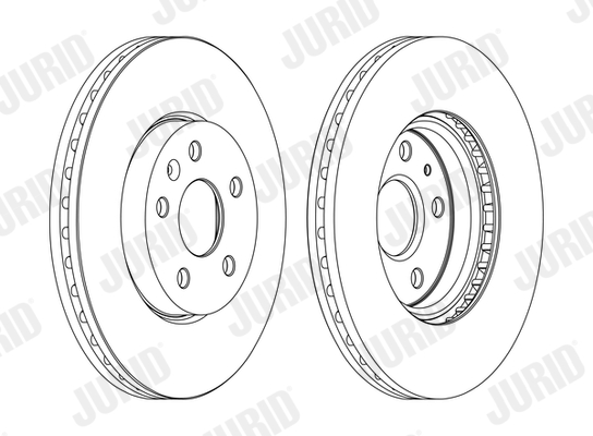 Brake Disc - 562462JC-1 JURID