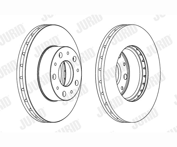 Brake Disc - 562468JC JURID