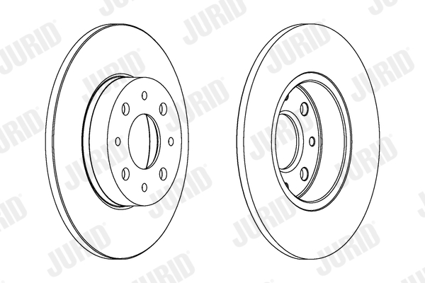 Brake Disc - 562500JC JURID