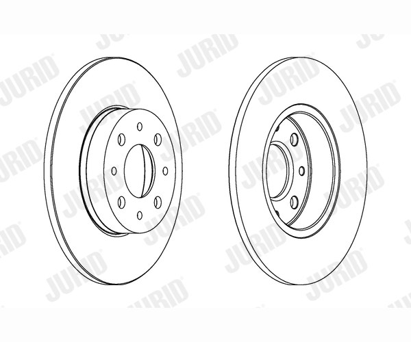 Brake Disc - 562500JC JURID