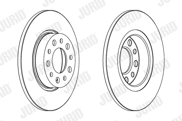 Brake Disc - 562501JC JURID