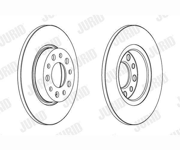 Brake Disc - 562501JC JURID