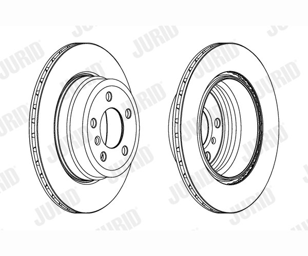 Brake Disc - 562521JC JURID