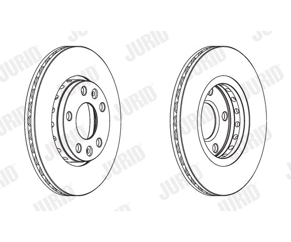 Brake Disc - 562529JC JURID