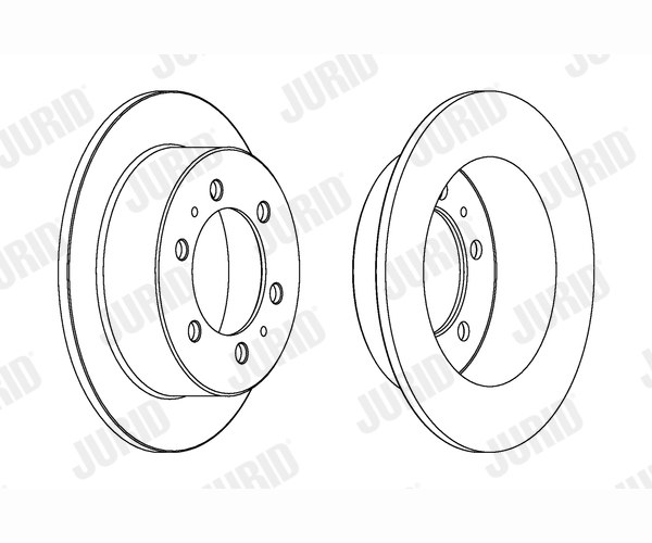 Brake Disc - 562530JC JURID