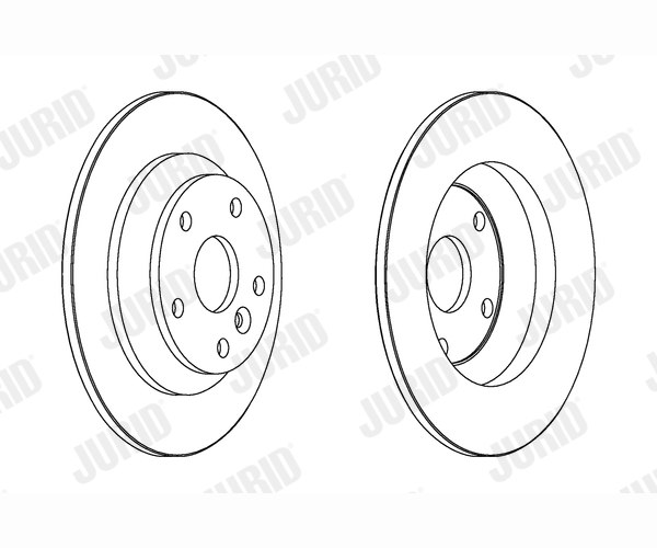 Brake Disc - 562536JC JURID