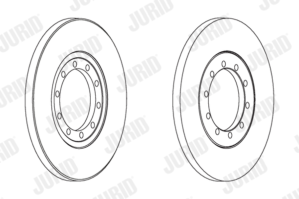 Brake Disc - 562537JC JURID