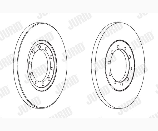 Brake Disc - 562537JC JURID
