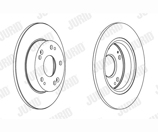 Brake Disc - 562544JC JURID