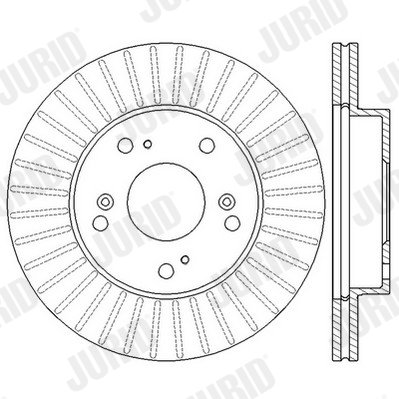 Brake Disc - 562548JC JURID