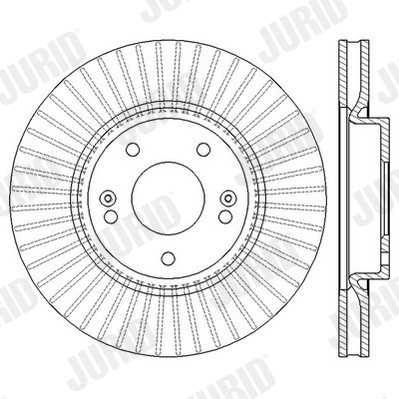 Brake Disc - 562550JC JURID