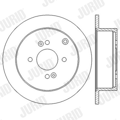 Brake Disc - 562551JC JURID