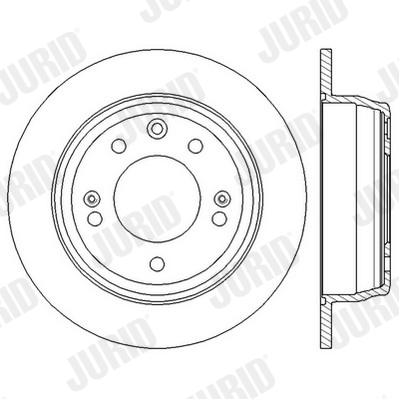 Brake Disc - 562553JC JURID