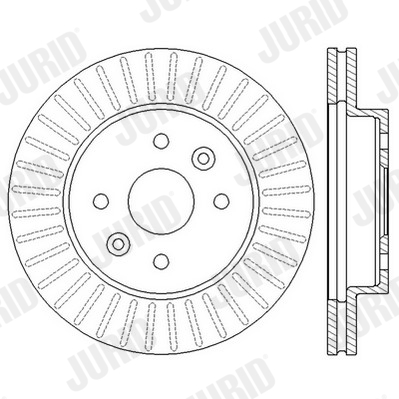 Brake Disc - 562557JC JURID