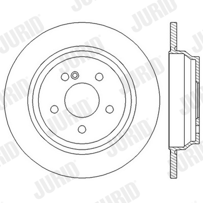 Brake Disc - 562566JC JURID