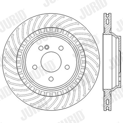 Brake Disc - 562568JC JURID