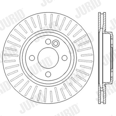 Brake Disc - 562570JC JURID