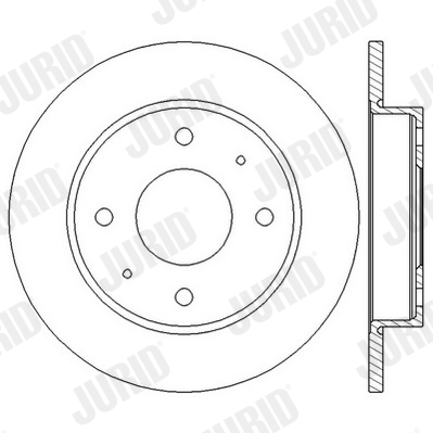 Brake Disc - 562574JC JURID