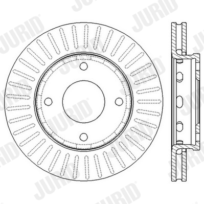 Brake Disc - 562575JC JURID