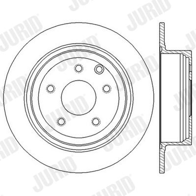 Brake Disc - 562576JC JURID