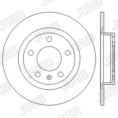 Brake Disc - 562580JC JURID