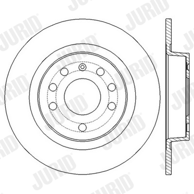 Brake Disc - 562581JC JURID