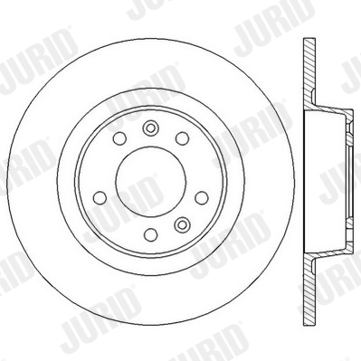 Brake Disc - 562583JC JURID