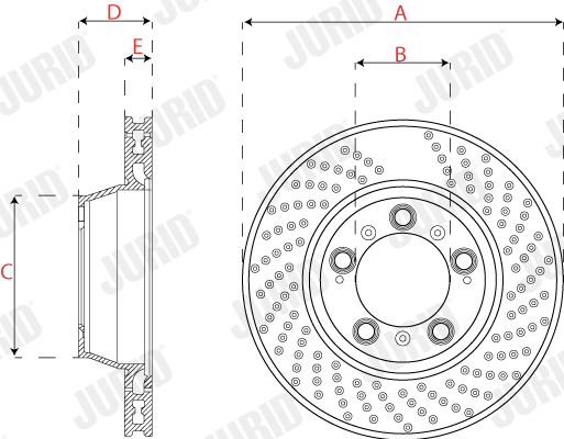 Brake Disc - 562587JC-1 JURID