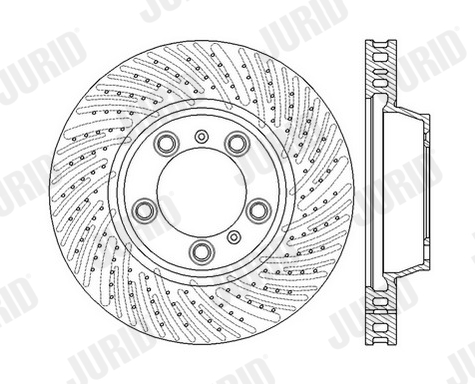 Brake Disc - 562589JC-1 JURID